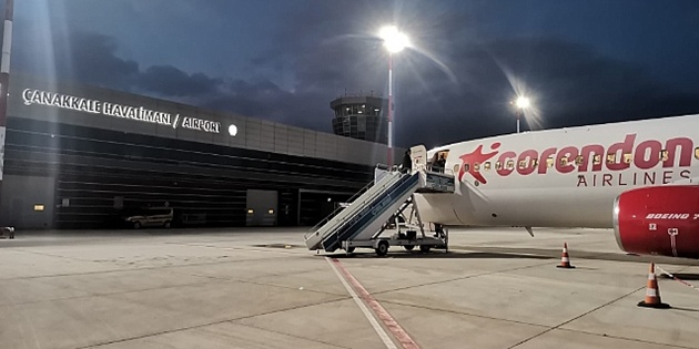 Çanakkale Havalimanı 10 Ayda 170 Bin Yolcuya Hizmet Verdi